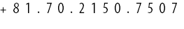 +81.70.2150.7507